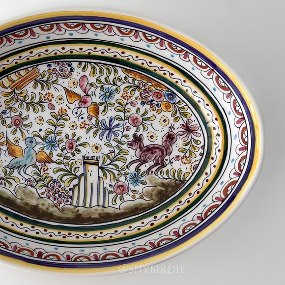 Genuine Portuguese Artisan Handcrafted Painted Bowl - Picture 13 of 14